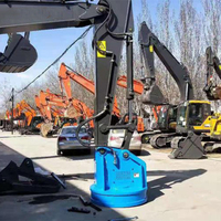 Imán Hidráulico de Elevación para Excavadora de 15 a 45 Toneladas, Accesorio para Excavadora Hidráulica, Imán Eléctrico de Elevación para Chatarra