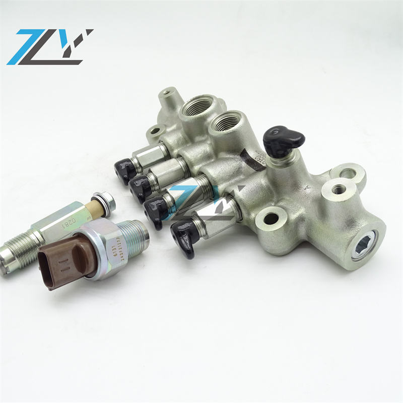 4hk1 Excavator Parts - Fuel Common Rail Assembly 095440-0350