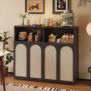 Ultra-thin wall-mounted <b>sideboard</b>, modern minimalist style, living room tea cabinet, narrow <b>storage</b> cabinet, kitchen cabinet. - Product Image 1