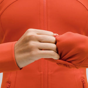 Chaqueta de Yoga para Mujer, Tejida, Elástica, Transpirable, con Cierre Completo, Manga Larga, Ropa Deportiva para Gimnasio, Running y Entrenamiento - Product Image 5