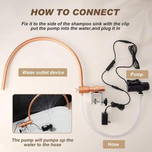 Equipo de Salón de Belleza: Bomba de Agua para Spa Capilar, Ducha de Masaje, Cama de Lavado de Cabello, Dispositivo de Terapia Capilar - Product Image 5