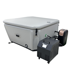 Piscine gonflable 2 en 1 pour bains froids et chauds, bain portable à deux zones de température pour la thérapie par le contraste, la réadaptation et le <span class=keywords><strong>spa</strong></span> à domicile - Product Image 6