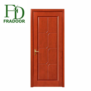 Cửa sang trọng Thiết Kế Gỗ Tếch Đôi Phía Trước Cửa Ra Vào An Ninh - Product Image 2