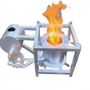 Poêle à gazéification <span class=keywords><strong>sans</strong></span> fumée avec support de réservoir de combustible, poêle à <span class=keywords><strong>bois</strong></span> à combustion secondaire haute efficacité pour la cuisson en extérieur - Product Image 1
