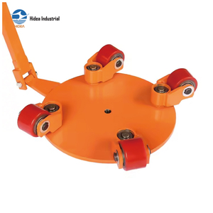 Chariot à roulettes de transport robuste en acier HIDEA, rotation à 360 degrés, série CRP, réservoir universel pour le stockage en entrepôt, OEM - Product Image 3