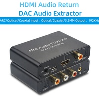 Extracteur audio HDMI ARC Xput 5.1 192KHZ, adaptateur convertisseur DAC