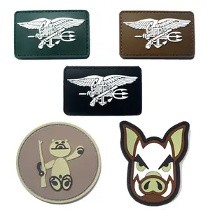 Selo da marinha eua/porco da selva/urso sniper/pvc saco emblema braçadeira à prova d' água e lavável