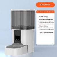 Dispensador Inteligente de Alimentos Secos para Mascotas, de Gran Capacidad, con Temporizador y Cantidad Programable, para Perros y Gatos, Producto para Mascotas