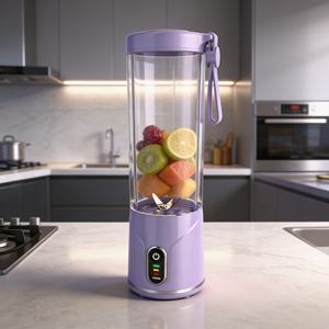 Licuadora Portátil de Alta Resistencia con Batería de 2000 mAh, un Solo Botón, Libre de BPA, a Prueba de Fugas, Recargable por USB, Modo Turbo, 6 Cuchillas, para Exteriores y Automóvil - Product Image 6