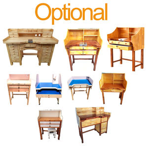 <span class=keywords><strong>โต๊ะ</strong></span>ทำงานเครื่องประดับไม้เนื้อแข็ง Kinway อุปกรณ์และเครื่องมือทำเครื่องประดับ <span class=keywords><strong>โต๊ะ</strong></span>ทำงานช่างทอง - Product Image 6