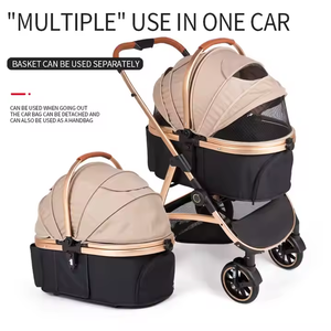 عربة أطفال محمولة قابلة للطي من المصنع للبيع بالجملة مصنوعة في الصين عربة كلب للحيوانات الأليفة - Product Image 2