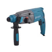 Marteau perforateur rotatif haute puissance BYT-RH3001 1050W 3 en 1, perceuse à percussion, burineur, marteau de démolition avec mandrin interchangeable
