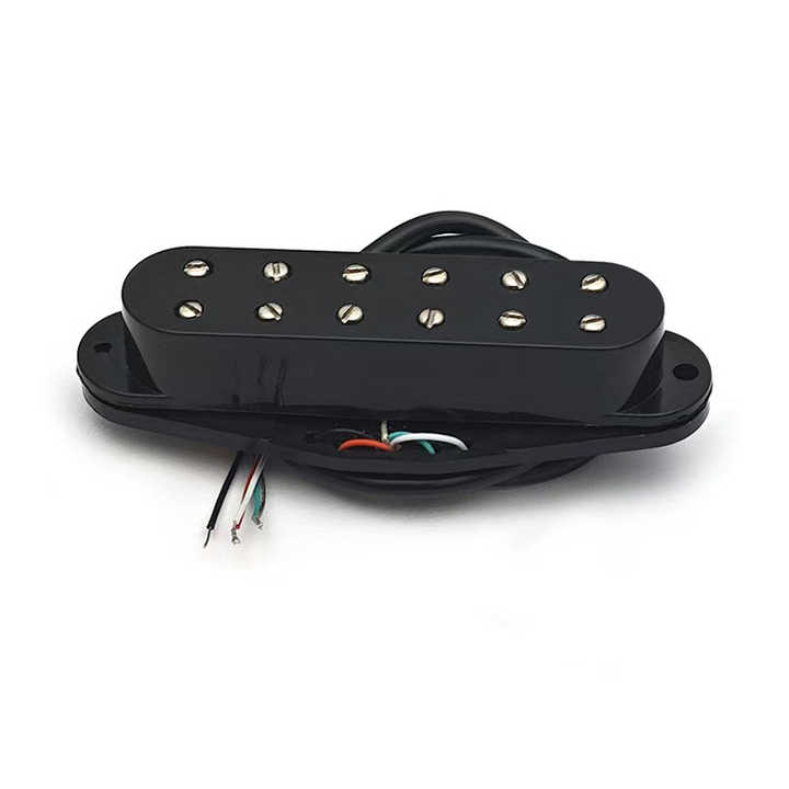 Mini 12 point single coil pickup Small double track pickup four cores can be independently cut single