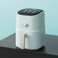Friteuse à air pour petites familles, vente chaude, petite capacité de 3 l, friteuse à air pour la maison, façon saine de frire sans huile, facile à utiliser, mécanique