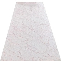 Panneau de revêtement mural pour salle de bain et douche en PVC imitation marbre, 1220*2440 mm, avec protection UV pour intérieur