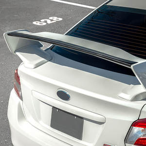 Alerón trasero CN-GE para Subaru Impreza WRX STI 08-22 estilo tuning, acabado pulido, negro mate, negro brillante, textura de fibra de carbono - Product Image 3