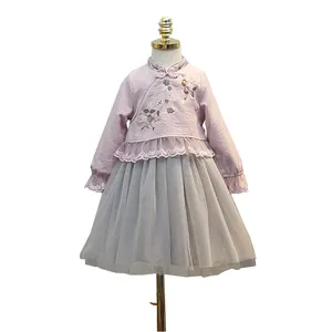 Flower Girl Kids European Children Dress Korea Stitching Embroidery New Products Looking For Distributor