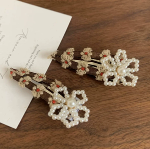 Fermagli per capelli piatti stile coreano alla moda fiori in plastica <span class=keywords><strong>Brighton</strong></span> con Design in stile cinese - Product Image 6