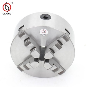 Máy công cụ K12 loại K12-160 loại <span class=keywords><strong>4</strong></span> hàm tự định tâm xi lanh trung tâm gắn máy tiện cho CNC - Product Image 6