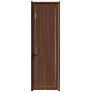 Puertas Interiores Minimalistas de Madera Maciza con Acabado para Uso en Dormitorios y Hoteles, Apertura Manual - Product Image 5