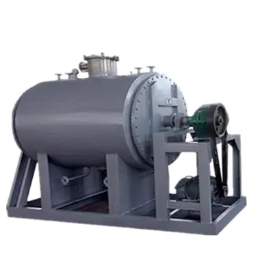 Secador de vácuo horizontal industrial tipo solvente orgânico grade rotativa secador de aro de vácuo