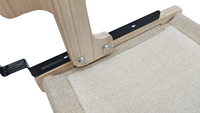 Hamac à gratter pour chat en sisal réglable en bois pour intérieur, hamac incurvé pour fenêtre, perchoir pour chat, lit monté sur fenêtre, meubles