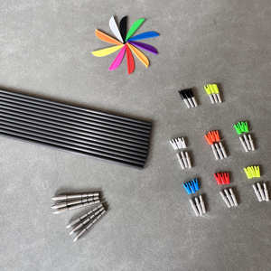 Đường kính bên trong <span class=keywords><strong>4.2mm</strong></span> 8mm Pin Nock cho bắn cung mũi tên Pin Nock mũi tên Đuôi cánh cho hợp chất recurve cung Carbon mũi tên - Product Image 2