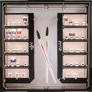 Brocha de Maquillaje <span class=keywords><strong>Zoreya</strong></span> para Corrector y Cejas, con Cerdas de Nailon, Mango de Plástico, Diseño Angular, Herramienta de Belleza para Aplicación de Rubor y Pestañas - Product Image 3