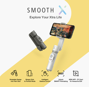 <span class=keywords><strong>ZHIYUN</strong></span> <span class=keywords><strong>SMOOTH</strong></span> <span class=keywords><strong>X</strong></span> Stabilisateur de selfie, support de téléphone portable, stabilisateur de cardan, trépied pour téléphone portable, téléphone mobile, tendance - Product Image 5