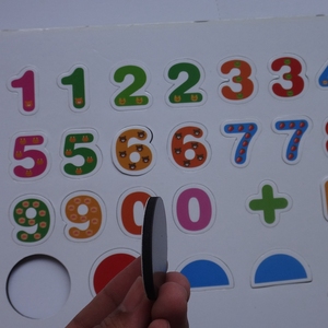 Nuovi Giocattoli Educativi Personalizzati Ecologici in Stile Anime, Adesivi Magnetici in Gomma con Lettere e <span class=keywords><strong>Numeri</strong></span> Colorati 123, Magneti per Frigorifero - Product Image 3
