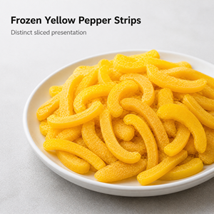 Tiras de Pimiento Amarillo Congelado, Rodajas de Pimiento Dulce Amarillo para Servicios de Alimentación, <span class=keywords><strong>Pizza</strong></span>, Pasta, Ensaladas, Salsas e Ingredientes para Comidas Preparadas - Product Image 2