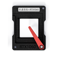 XZZ BGA Reballing Stencil untuk Kartu Grafis RTX 1050/1060/2060/3060/4070/4090 Template Timah Kit Solder Perlengkapan Pengelasan