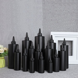 Bouteilles en plastique HDPE mates noires vides de 250 ml, bon marché, pour <span class=keywords><strong>liquide</strong></span> à ongles, monomère, vernis à ongles, bouteille en plastique HDPE - Product Image 6