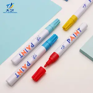 Marqueur de peinture acrylique 12/24 couleurs ensemble stylo à dessin permanent