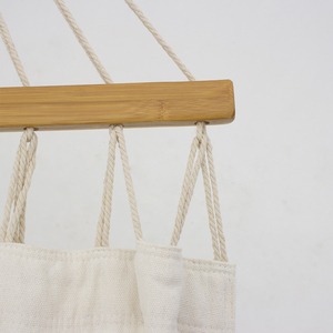 <span class=keywords><strong>Hamac</strong></span> portable de randonnée en coton avec <span class=keywords><strong>barre</strong></span> incurvée <span class=keywords><strong>Hamac</strong></span> en <span class=keywords><strong>toile</strong></span> en coton Hamaca <span class=keywords><strong>Hamac</strong></span> de voyage en plein air - Product Image 3