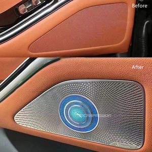 Hot bán Bốn cửa sáng Loa Bìa 64-màu LED môi trường xung quanh ánh sáng Xe Cửa <span class=keywords><strong>tweeter</strong></span> TRIM bìa cho Mercedes Benz S-Class mới - Product Image 6