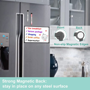 KBW tùy chỉnh A3 <span class=keywords><strong>A4</strong></span> Văn phòng trường học đầy màu sắc khung tường treo từ khô xóa bảng trắng - Product Image 3