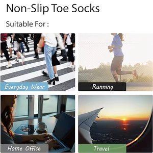 Wholesale Custom Logo Merino Wool Ankle <b>Socks</b> – Outdoor Non-Slip Toe <b>Socks</b> for Men Women, Breathable Hiking <b>Socks</b> - Product Image 5
