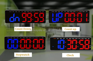 Reloj Temporizador para Gimnasio, Temporizador Digital para <span class=keywords><strong>Tabata</strong></span>/FBG/EMOM, para Gimnasio en Casa con Control Remoto, Cronómetro con Cuenta Regresiva y Cuenta Ascendente - Product Image 3