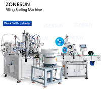 ZONESUN Automatique Singledose Petite Ampoule En Plastique Tube Souple Cosmétique Gouttes Pour Les Yeux Bandes Monodose Remplissage Machine De Scellage