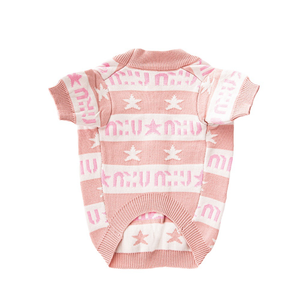 फैशन प्रसिद्ध लक्जरी ब्रांड डिजाइनर कुत्ते गर्म स्वेटर छोटे पिल्ला माध्यम के लिए नीचे और सर्दियों के कुत्ते के कोट - Product Image 3