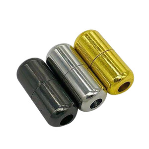 Metal Shoe Buckle 3.6mm Aperture <b>Slip</b>-<b>On</b> Shoelace Hardware For <b>Sneakers</b> Boots Casual Shoes Durable Metal Capsule Buckles - Product Image 3