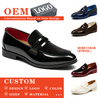 2026 Herren Luxus Business Schwarze Slip-On Anzugschuhe Klassische Formelle Schwarze Leder-Slip-On-Schuhe für Geschäftsanlässe