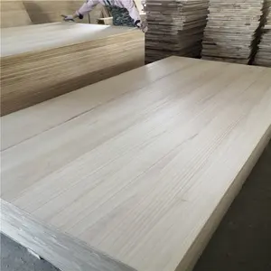 Wholesale edge glued wood board paulownia solid wood boards lumber prices