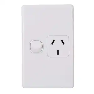 Australian Standard Domestic Appliance Wall Socket Recessed 2 Pole Switch for Wall Switches