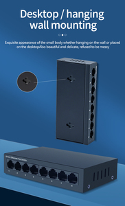 Tiêu chuẩn chất lượng cao 10/100Mbps 8-Port 100M <span class=keywords><strong>Ethernet</strong></span> chuyển đổi bao gồm một bộ chuyển đổi điện - Product Image 3