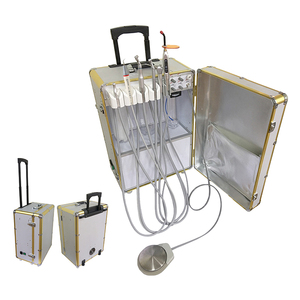 Unità Dentale Portatile S112 CE Completa con Manipolo ad Alta Velocità, Compressore d'Aria e Aspirazione Tutto in Uno - Product Image 1