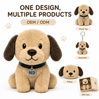 Peluche chiot gris clair à blocs de couleur personnalisés, vente en gros, faible MOQ, fabricant d'animaux en peluche OEM ODM, direct usine, peluche amusante