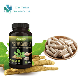 Oem Private Label Pure <span class=keywords><strong>Ashwagandha</strong></span> Capsules Voor Stress En Stemmingsondersteuning - Product Image 2