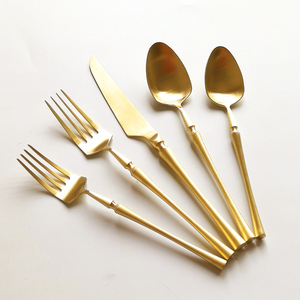 Ensembles de <span class=keywords><strong>couverts</strong></span> de luxe en acier inoxydable de haute qualité vaisselle à taille fine logo <span class=keywords><strong>personnalisé</strong></span> - Product Image 2